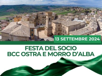 Festa del Socio per i 110 anni della BCC di Ostra e Morro d'Alba