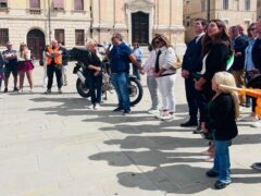 Motoraduno "A tutto gas" in piazza Garibaldi