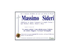 Necrologio di Massimo Sideri