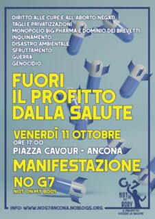 Iniziative contro il G7-Salute ad Ancona