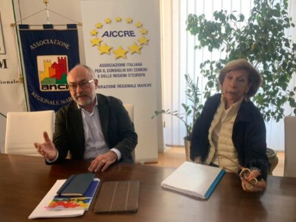 AICCRE Marche: Massimo Bello e Cristina Gorajski Visconti