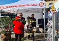 Stand dei Vigili del Fuoco