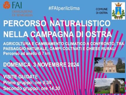 Passeggiata FAI per il clima a Ostra