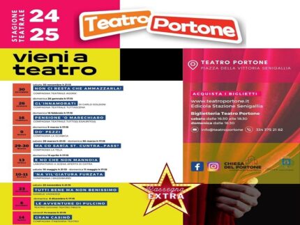 Stagione 2024-25 del teatro Portone