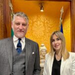 Alessandro Giuli e Giorgia Latini