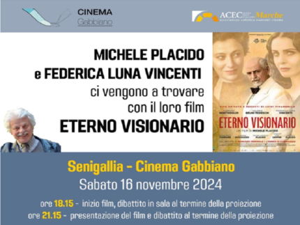 Michele Placido a Senigallia per la presentazione di "Eterno visionario"