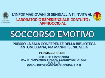 Laboratorio esperienziale "Soccorso emotivo"