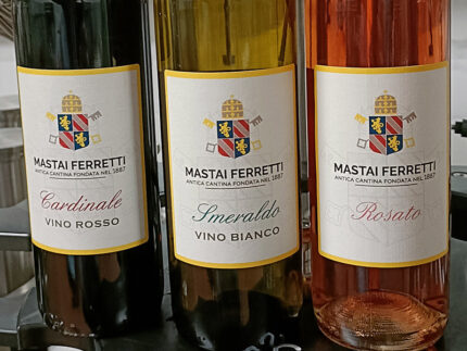 Vini della Cantina Mastai Ferretti di Senigallia