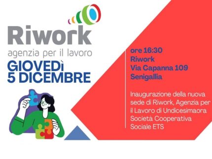 Inaugurazione dell'agenzia per il lavoro Riwork