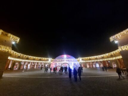 Luminarie natalizie 2024 al Foro Annonario