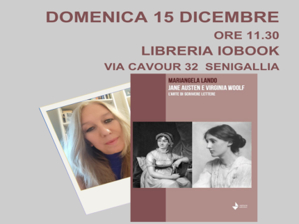 Presentazione di "Jane Austen e Virginia Wolf. L'arte di scrivere lettere" alla libreria IoBook