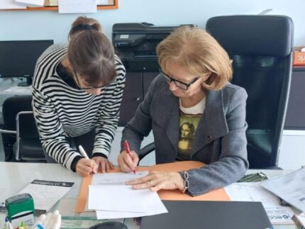 Firma protocollo tra Andos Senigallia e UOC Screening Oncologici - Promozione salute AST AN