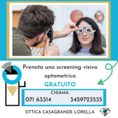 Ottica Casagrande Lorella - Prenota screening visivo gratuito