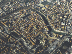 Foto aerea 1995 centro storico di Senigallia