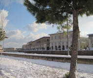 Neve a Senigallia: gli scorci della città