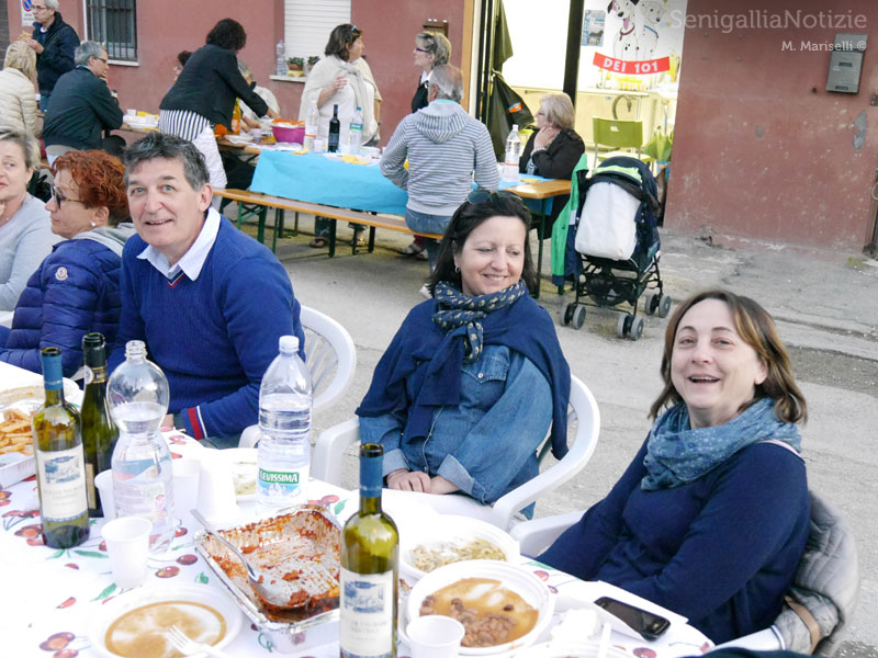 La Sfangata: festa e cena in via Cavalieri di Vittorio Veneto