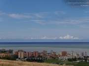 10/09/2014 - Senigallia, i suoi palazzi ed il suo mare visti dalla collina