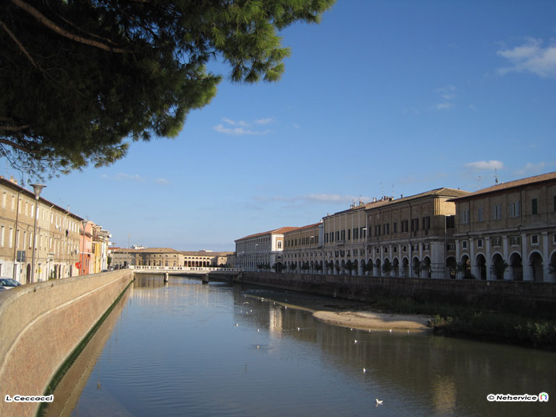 11/11/2009 - Senigallia, il fiume Misa da Via Rossini